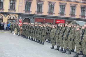 Odbyła się  przysięga wojskowa w 13. Śląskiej Brygadzie Obrony Terytorialnej - Portal Powiatu Cieszyńskiego