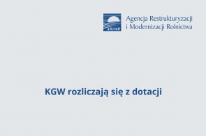 KGW rozliczają się z dotacji