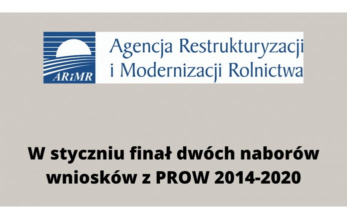 W styczniu finał dwóch naborów wniosków z PROW 2014-2020