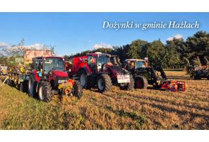 Maszyny rolnicze na dożynkach w gminie Hażlach