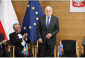 Witold Dzierżawski z Mirosławem Kożdoniem
