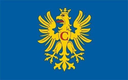 Flaga Powiatu Cieszyńskiego